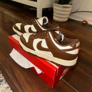 Brand new brown Jordan dunks